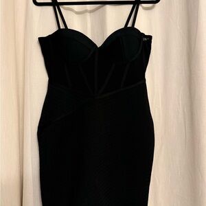 Windsor Black Strapless Dress
